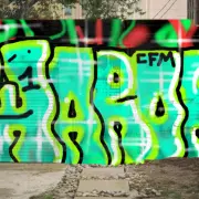 Graffiti artwork by Warok1
