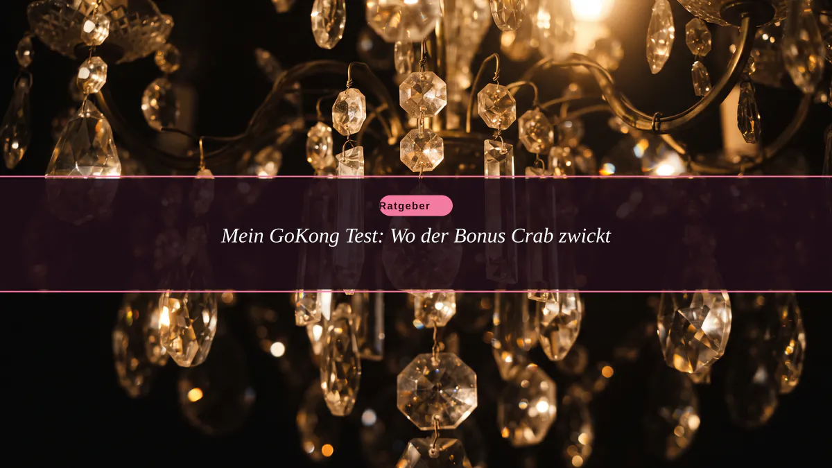 Mein GoKong Test: Wo der Bonus Crab zwickt