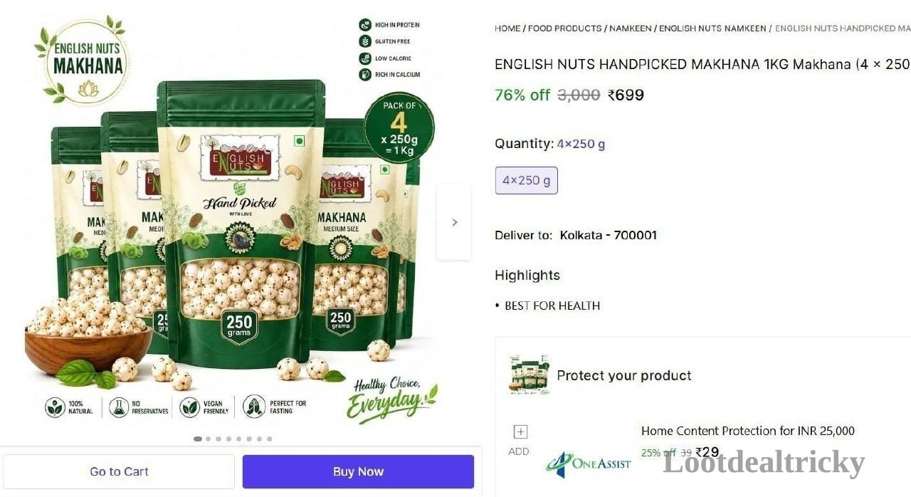Makhana 1 Kg Offer Image