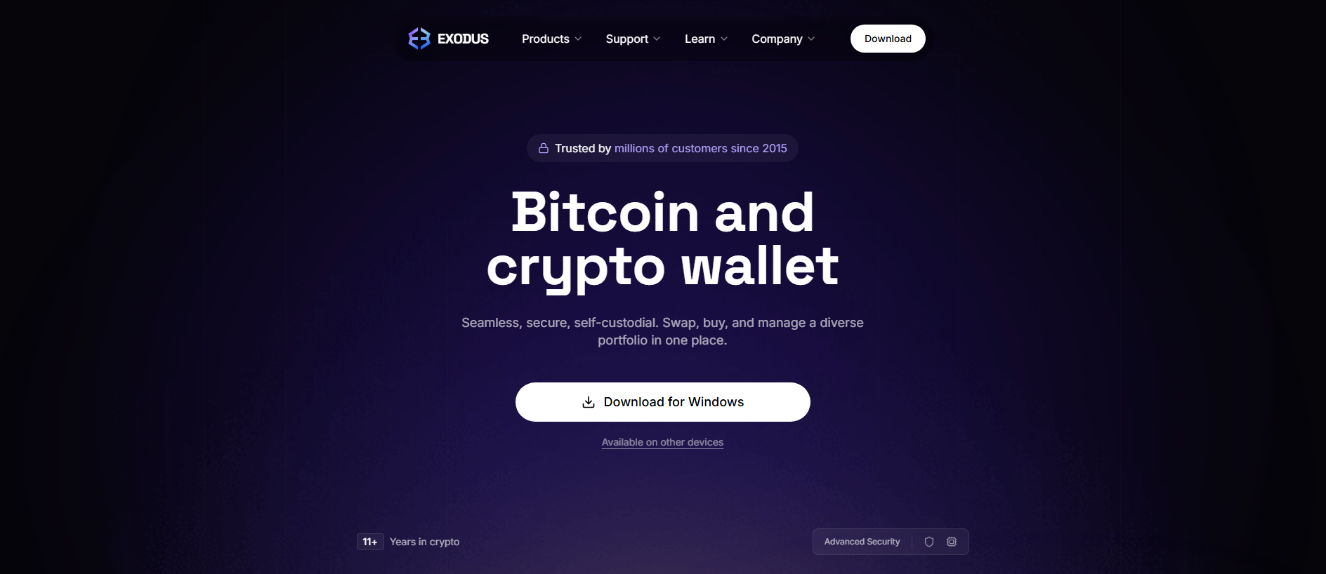 Screenshot of exodusguide.com