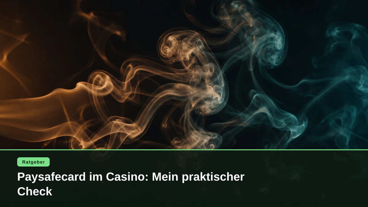 Paysafecard im Casino: Mein praktischer Check