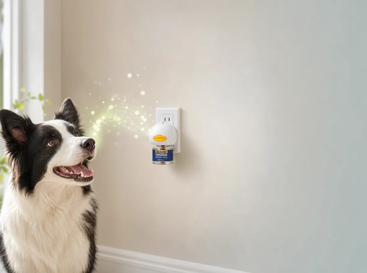 Dog inhaling pheromones — active ingredient
