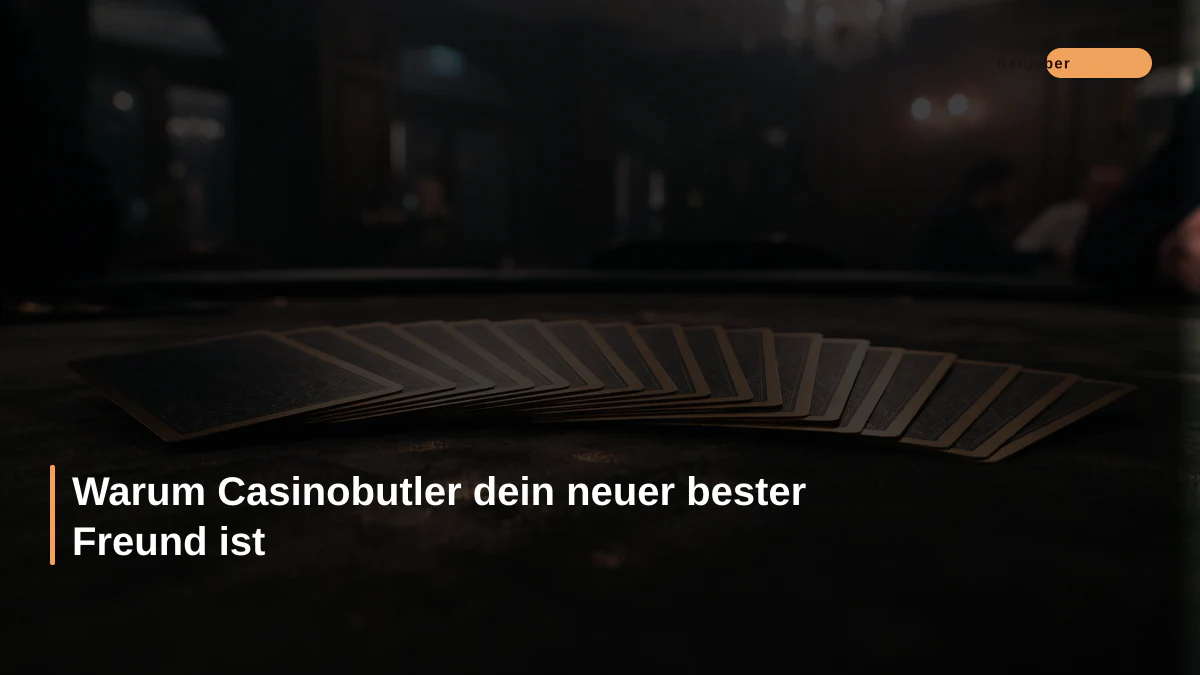 Warum Casinobutler dein neuer bester Freund ist