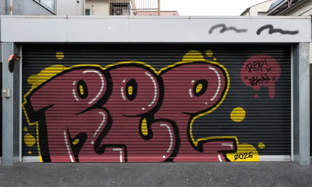 Graffiti artwork by BASS