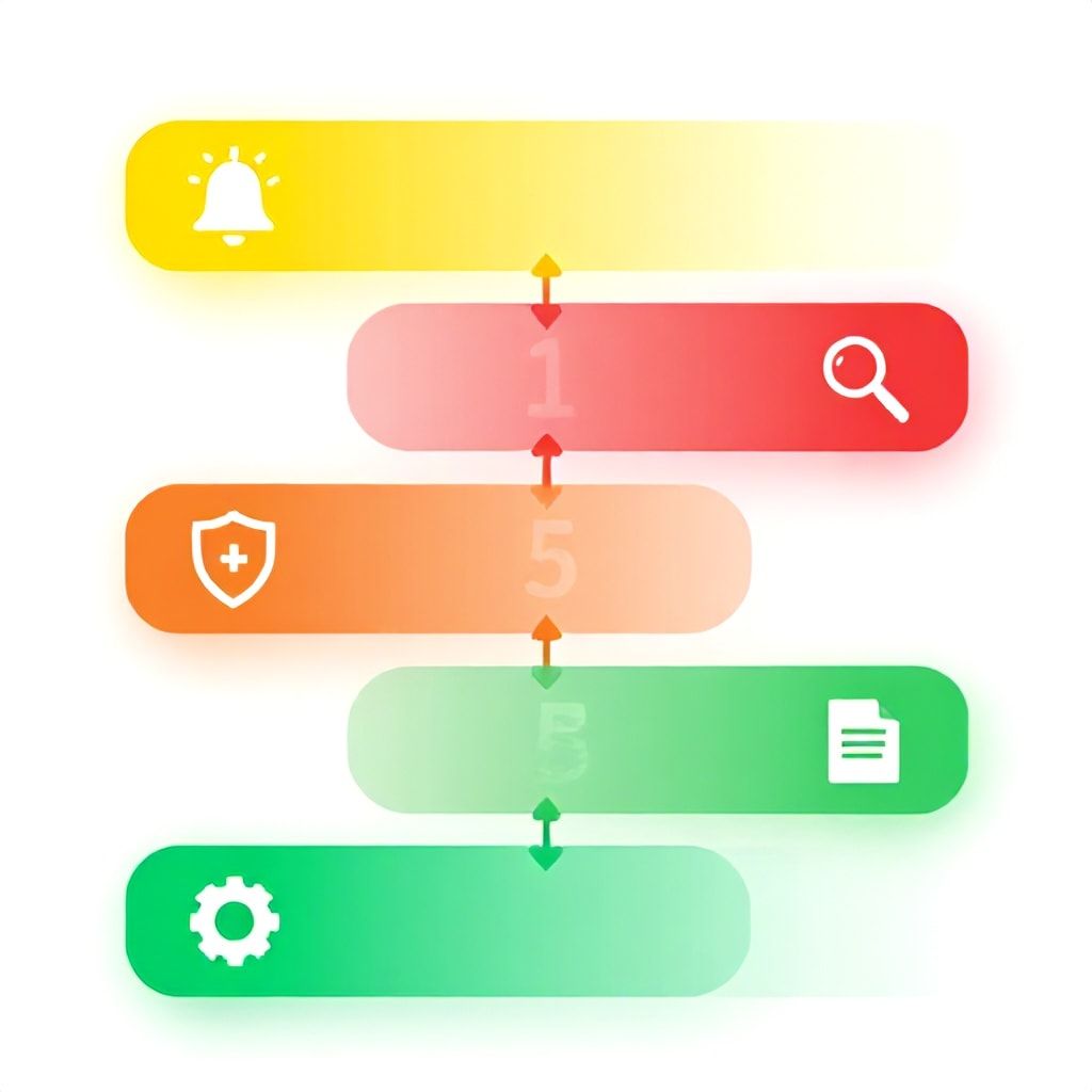 5-phase serverless observability failure response framework infographic