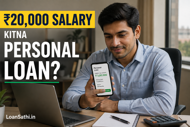 ₹20,000 Salary Par Kitna Personal Loan Milega? Eligibility, EMI & Rules Guide