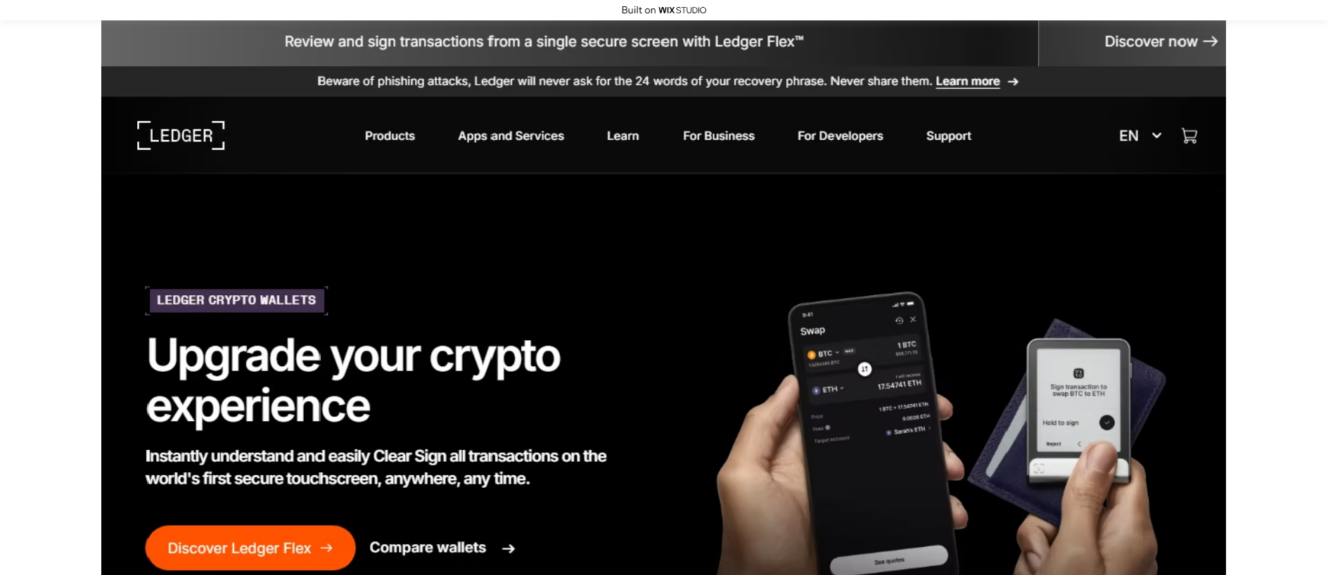 Screenshot of comstarten.wixstudio.com