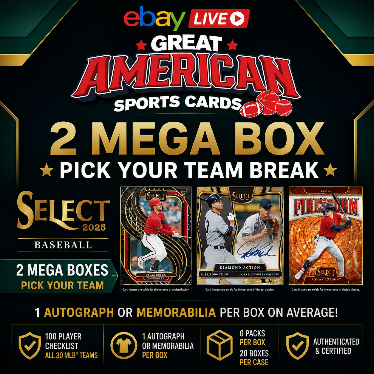 NIL/Other 2025 Select Baseball 2 Mega Box Break #346