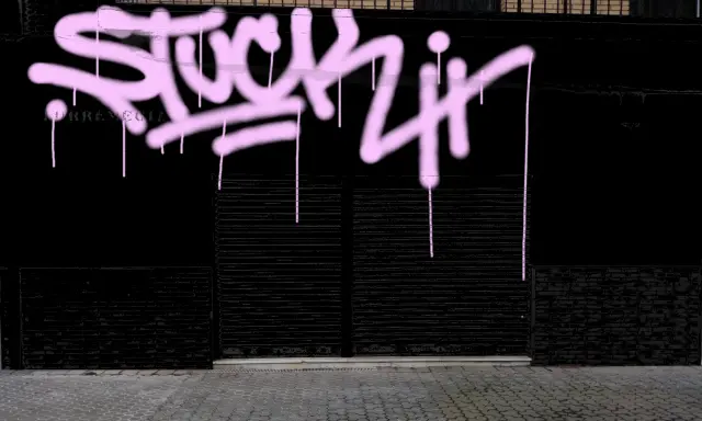 Graffiti artwork by STUCK1
