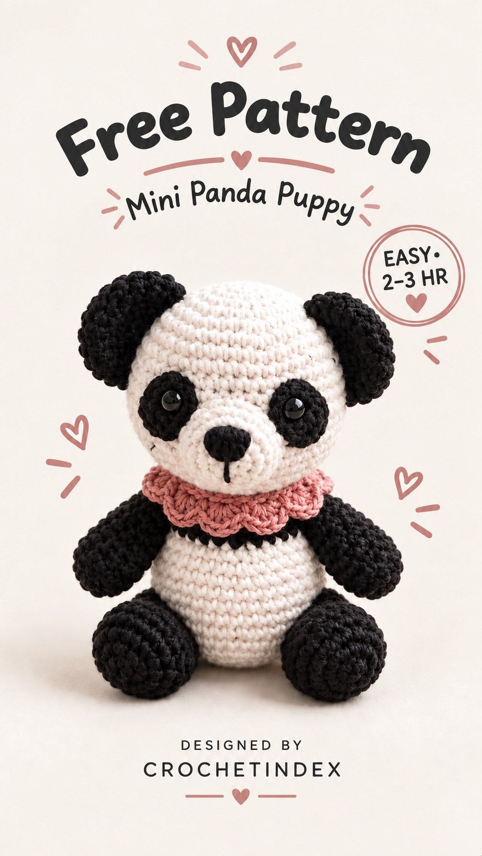 Pocket Panda Puppy Plush Pinterest project poster