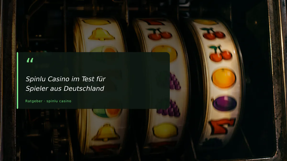 Spinlu Casino im Test für Spieler aus Deutschland