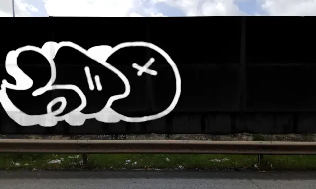 Graffiti artwork by SOLAR