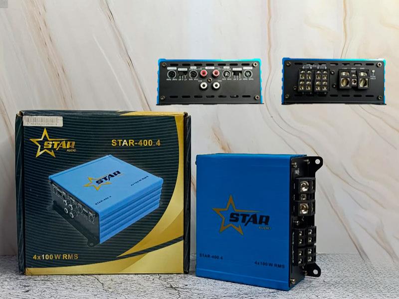 AMPLIFICADOR STAR-400.4 4X100W STAR AUDIO