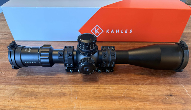 KAHLES K525i Zielfernrohr mit 34-mm-Spuhr-Blockmontage – Originalfoto 02