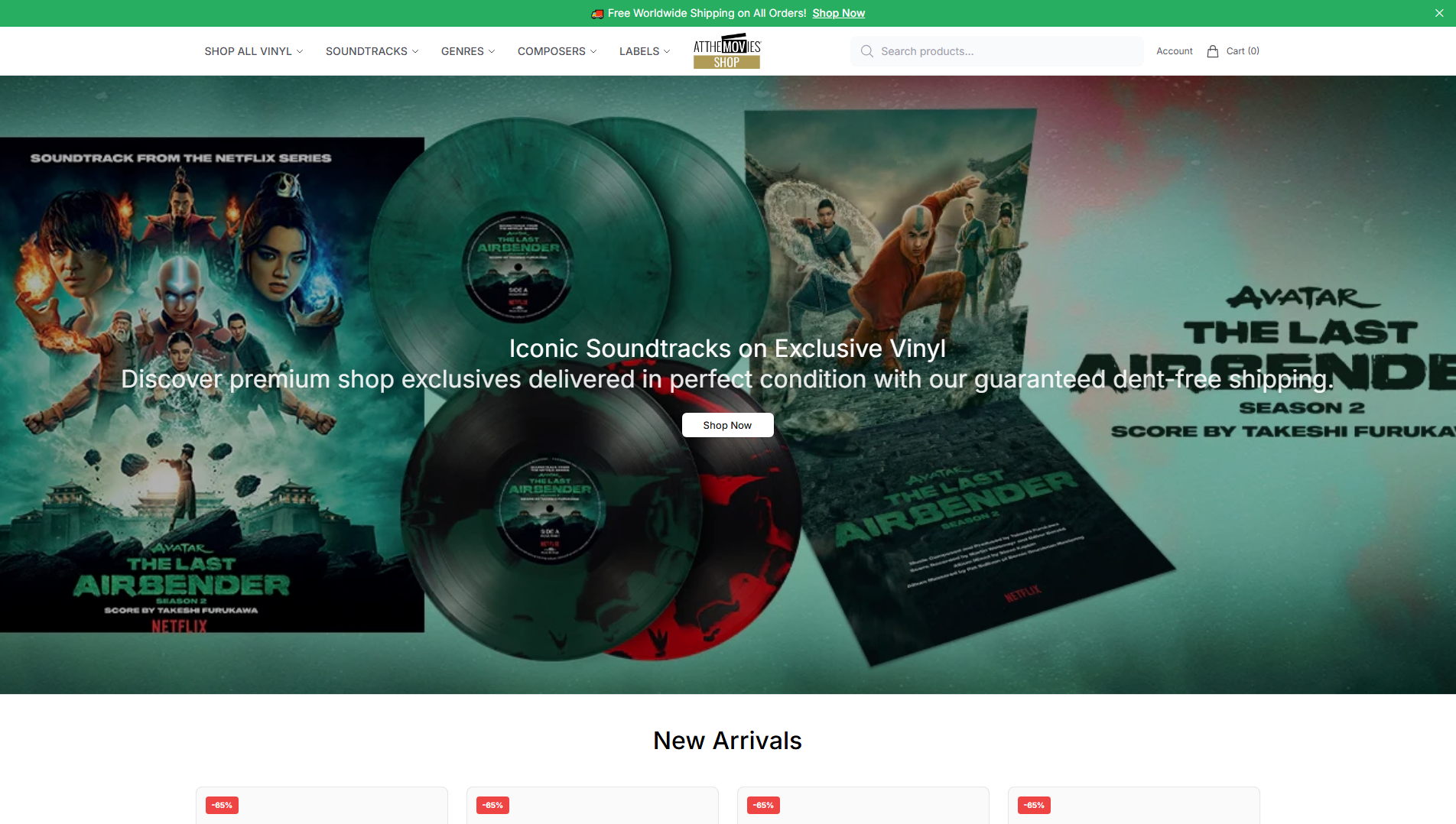 Stored capture of atthemoviesshopofficial.shop