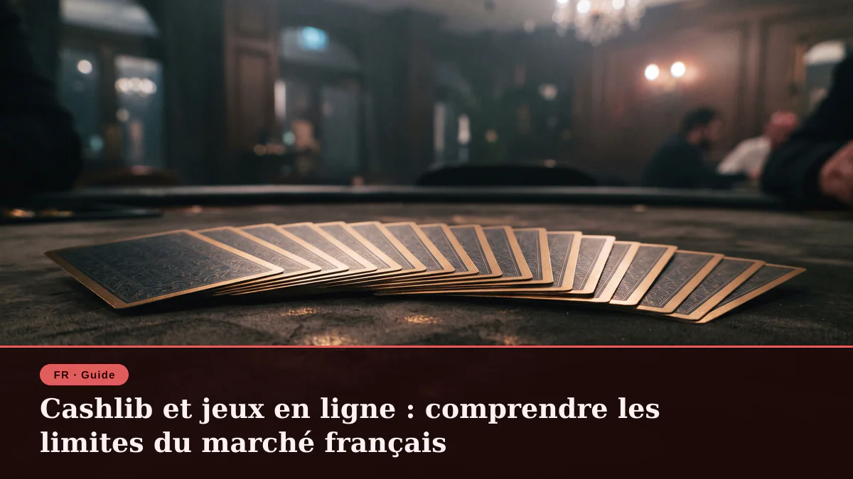 Cashlib et jeux en ligne : comprendre les limites du marché français