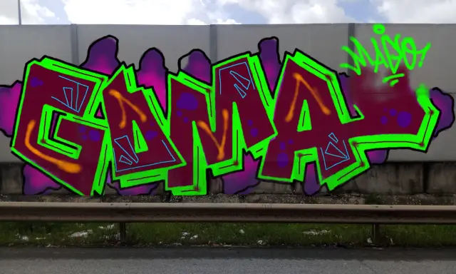 Graffiti artwork by mago