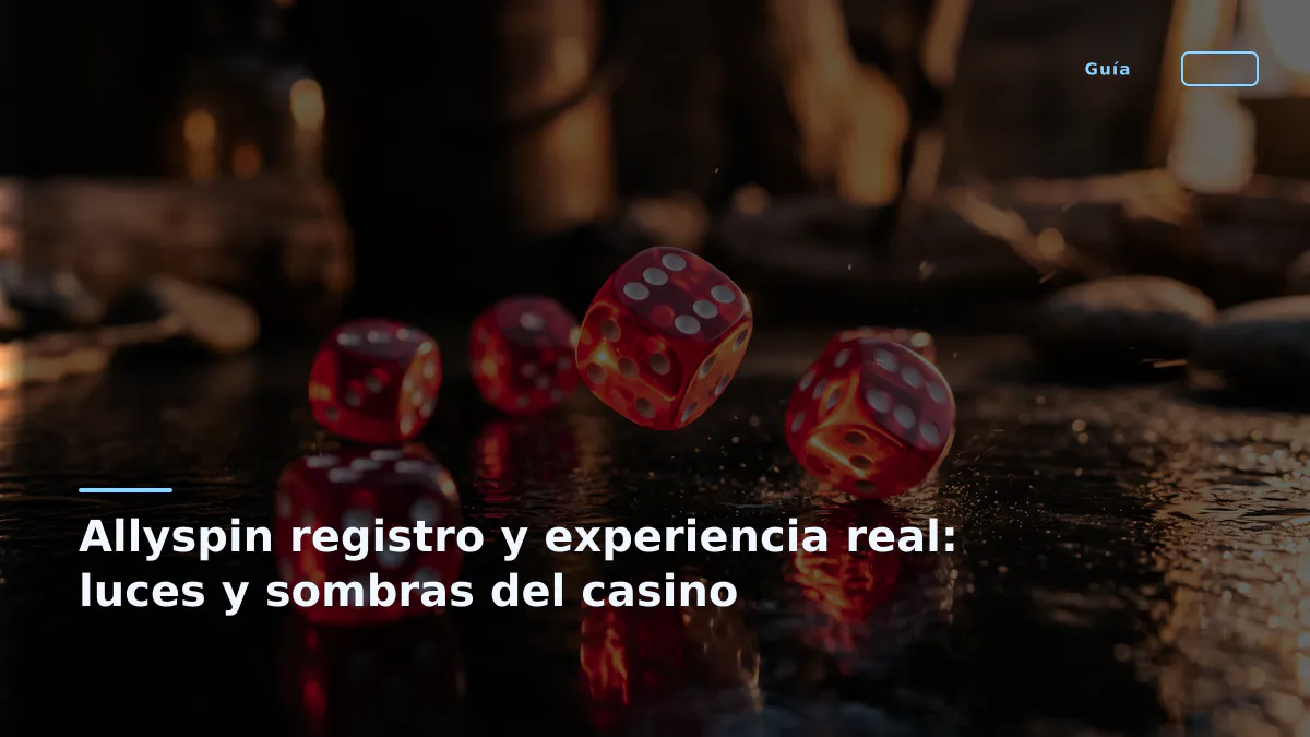 Allyspin registro y experiencia real: luces y sombras del casino
