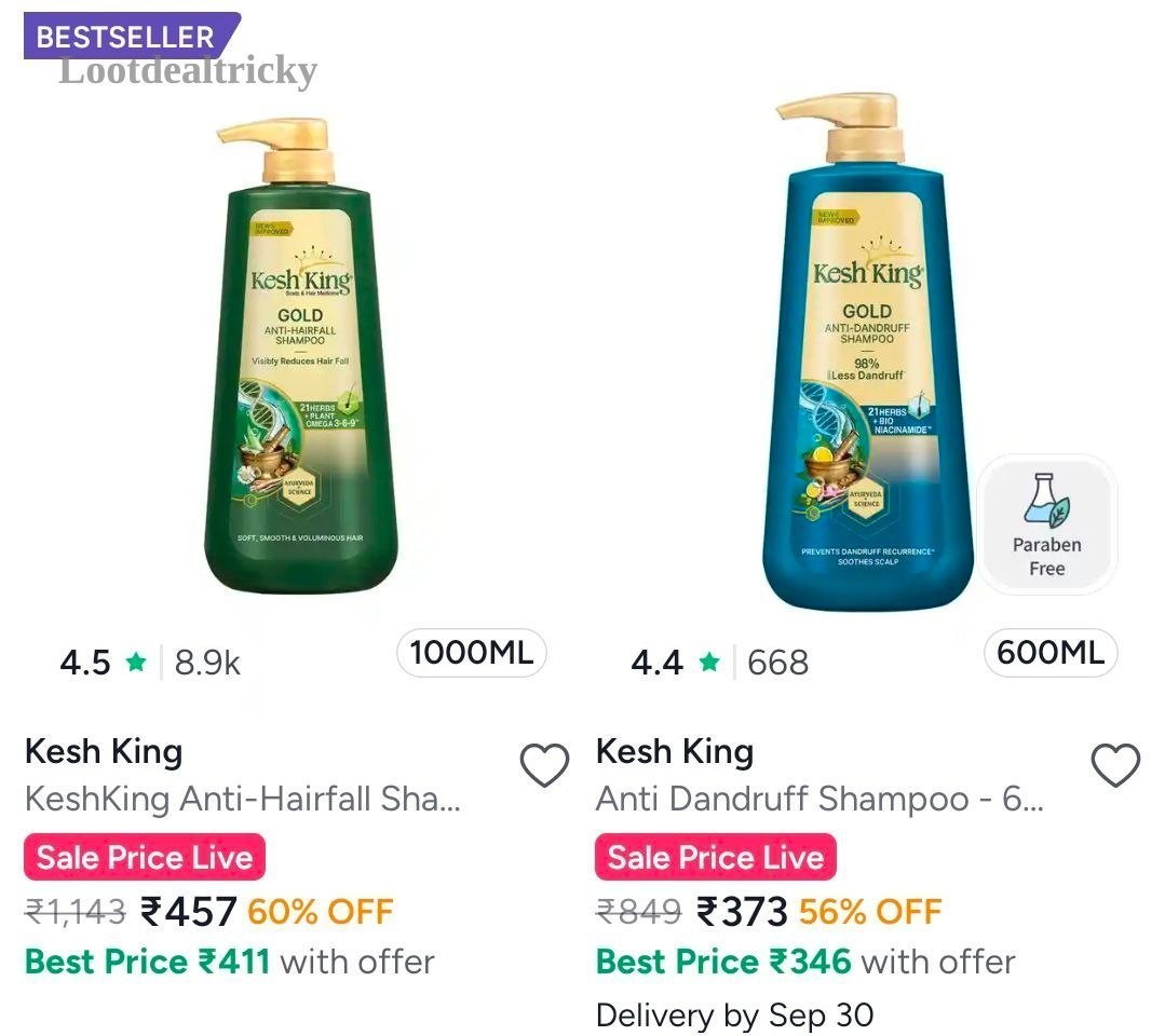 Kesh King Shampoo – Just 60% OFF | Best Price Drop Today Kesh King Shampoo – Just 60% OFF | Best Price Drop Today