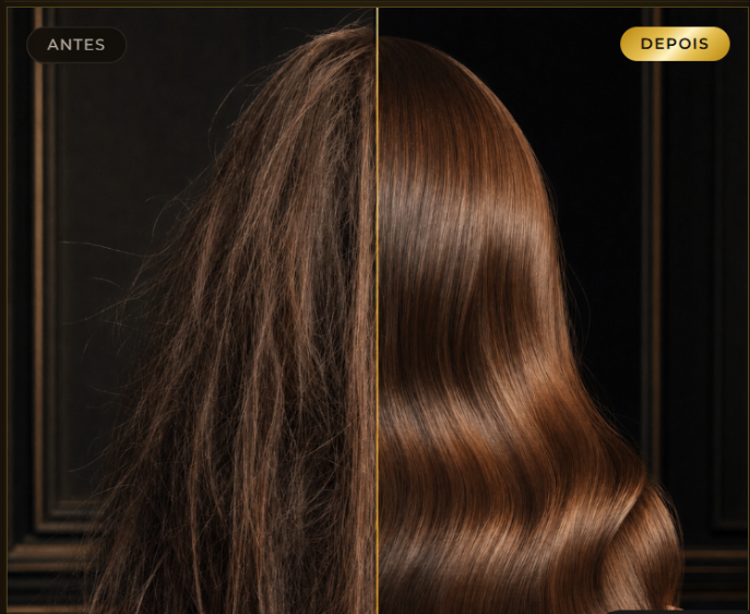 Antes e depois — Cabelo de Rica