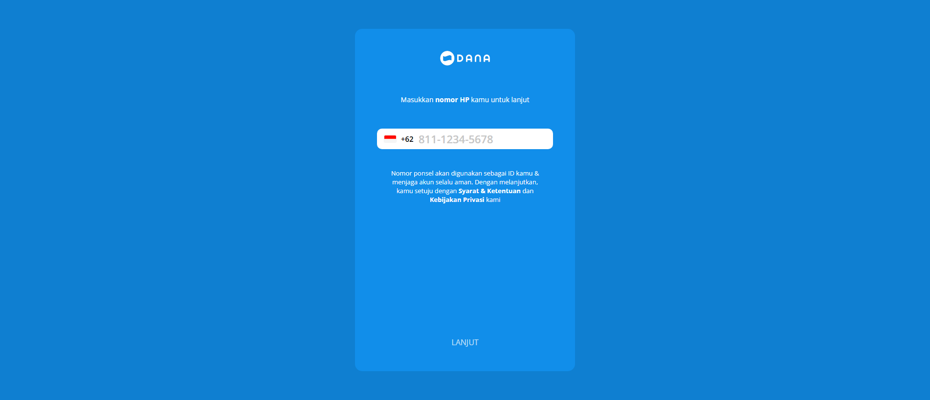 Forensic screenshot of [REDACTED].id showing the phishing page layout