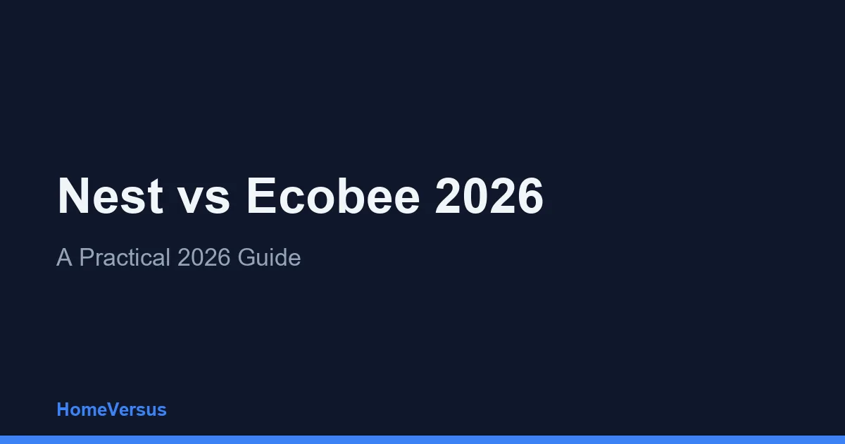 Nest vs Ecobee 2026