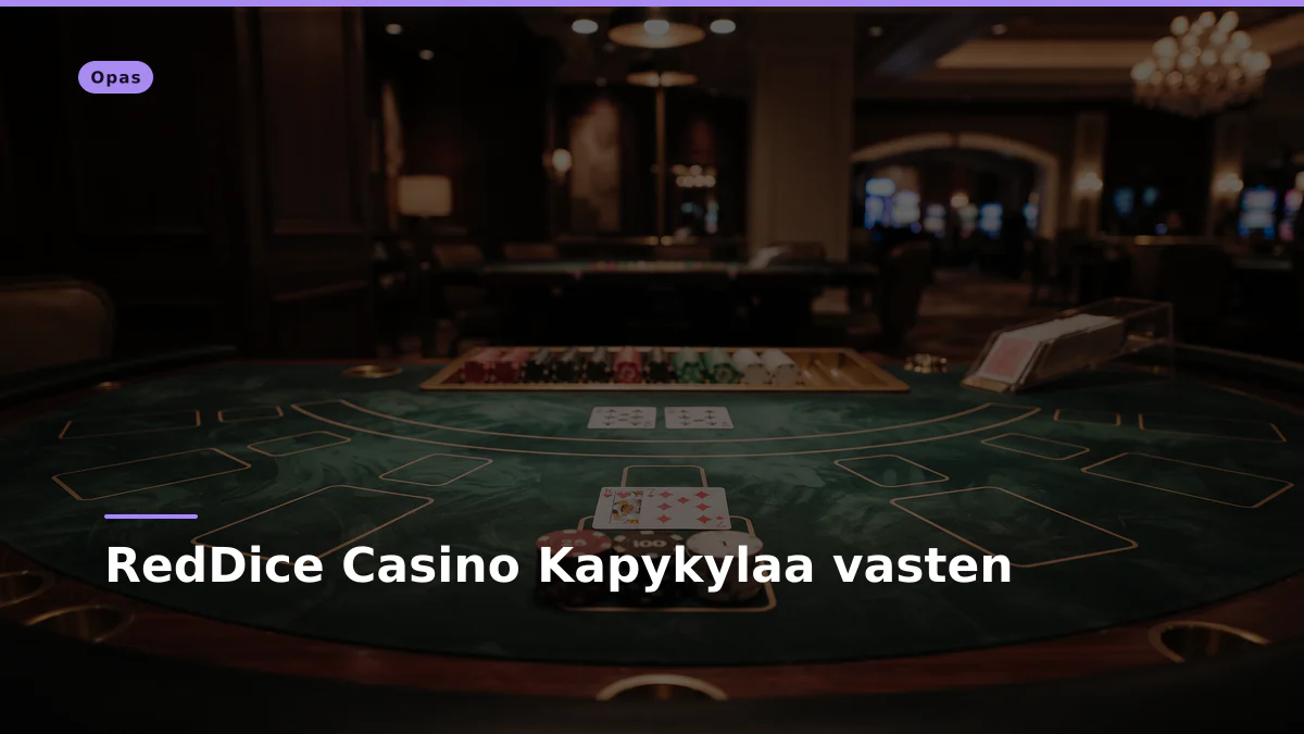 RedDice Casino Kapykylaa vasten