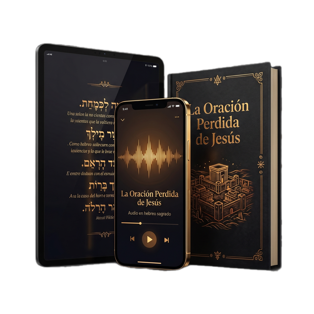La Oración Perdida de Jesús — mockup del programa