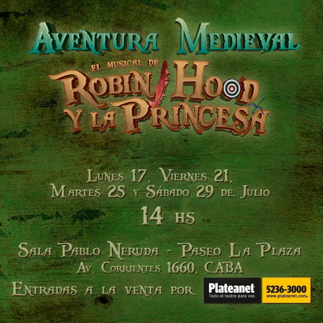 Póster de Aventura medieval: El musical de Robin Hood y la princesa