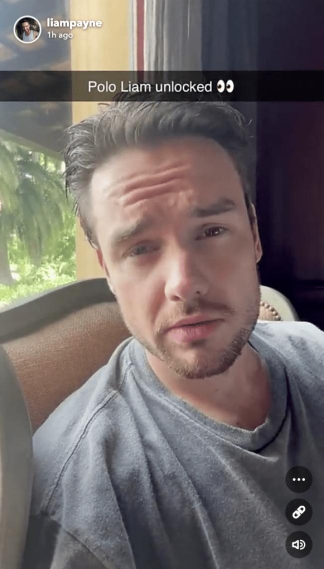 Los ex novios estuvieron saliendo desde 2018 hasta 2022.Snapchat/Liam Payne
