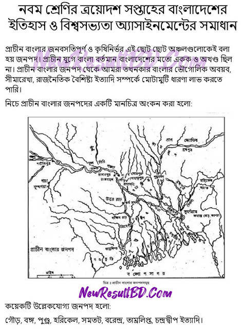 Class 9 History 13th Week Assignment 2021 Answer