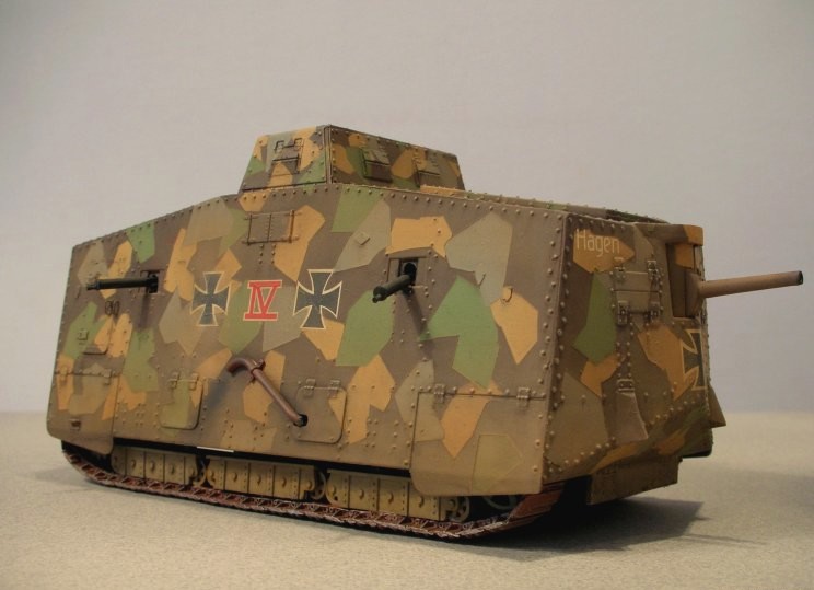 Tauro-models German A7V tank in 1/35 - Ready for Inspection - Armour ...