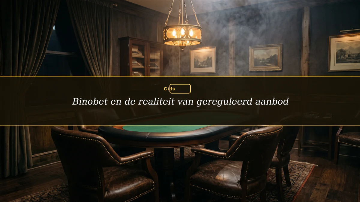 Binobet en de realiteit van gereguleerd aanbod
