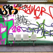 Graffiti artwork by iUSK