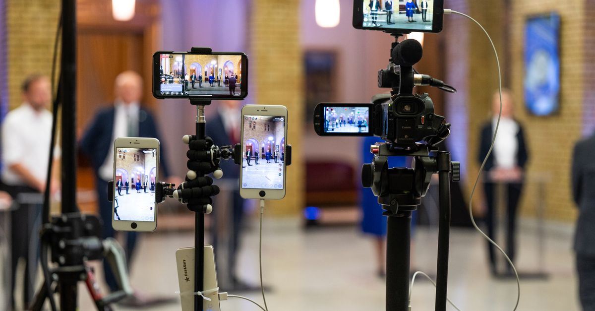 Multi-camera video production setup &mdash; the kind AI replaces for small business ad creation