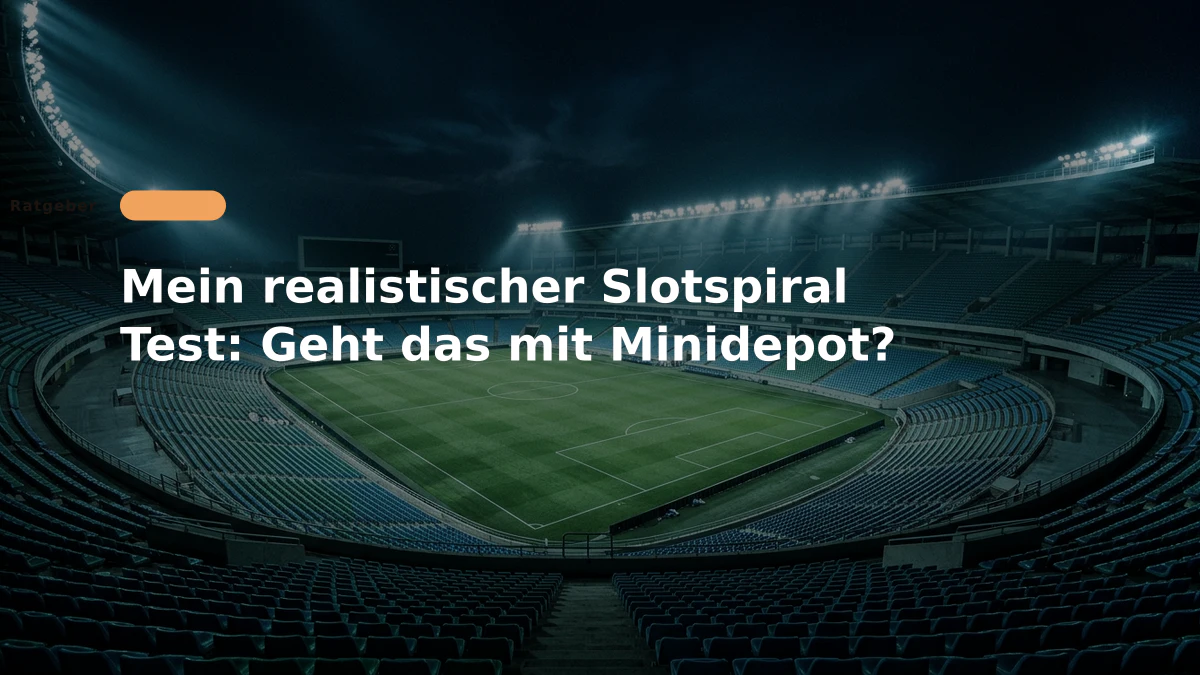 Mein realistischer Slotspiral Test: Geht das mit Minidepot?
