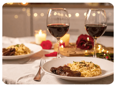 Cena romántica 1