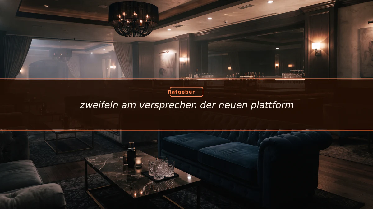 zweifeln am versprechen der neuen plattform