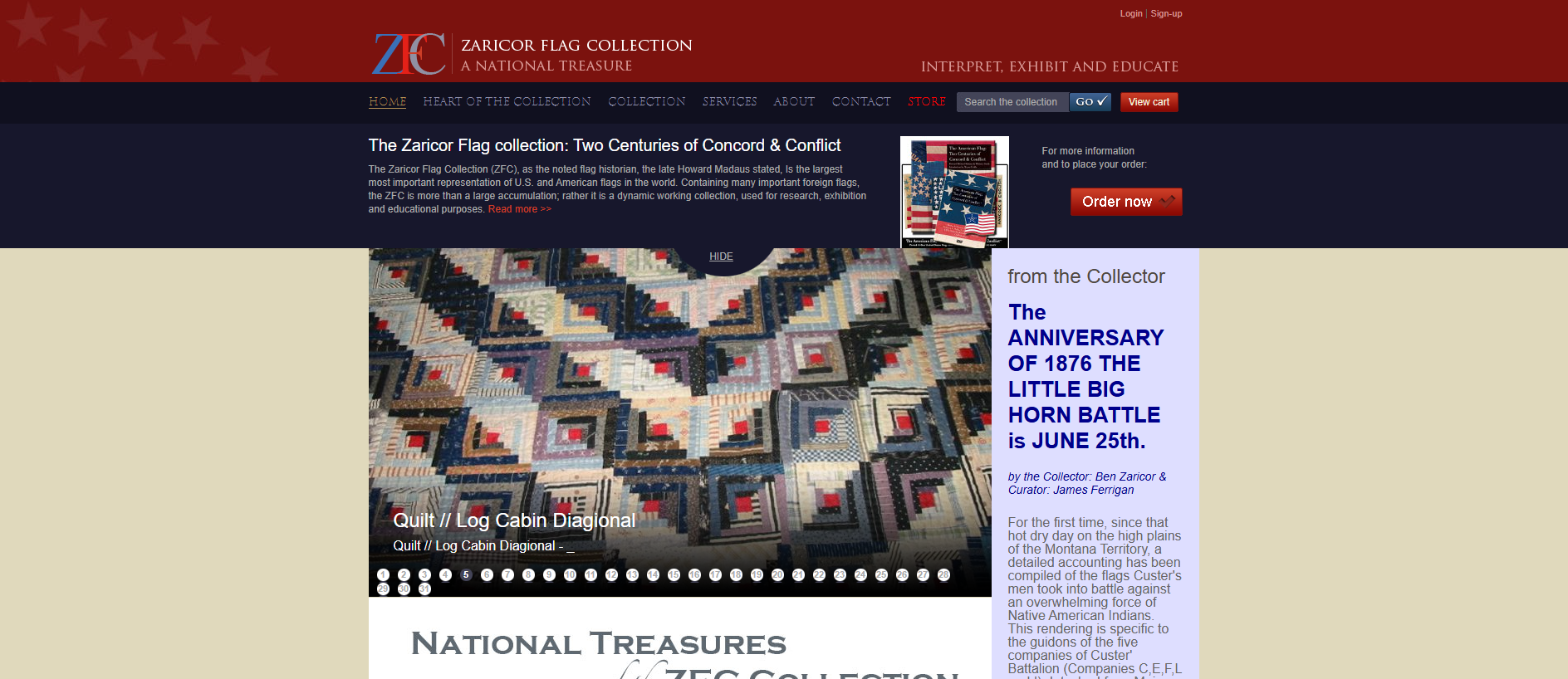 Stored capture of flagcollection.com