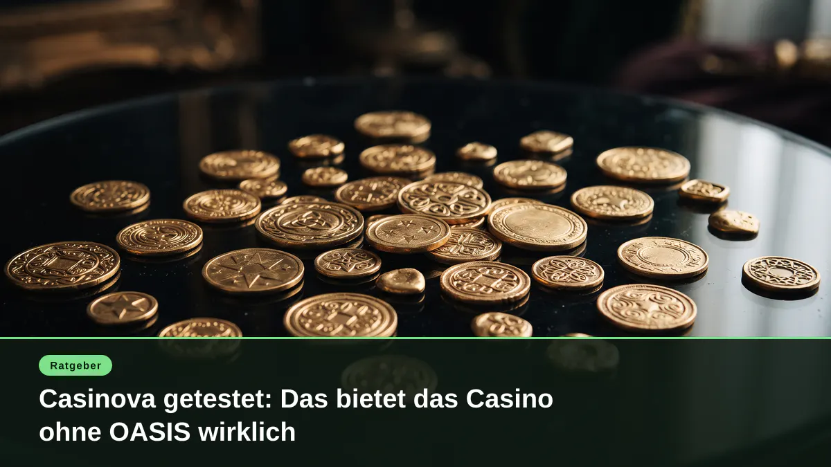 Casinova getestet: Das bietet das Casino ohne OASIS wirklich