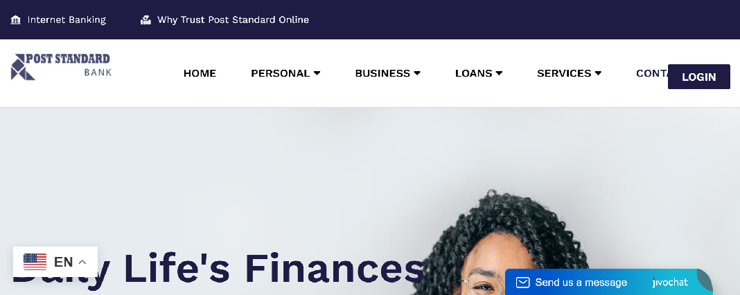 Screenshot of poststandardbnk.com