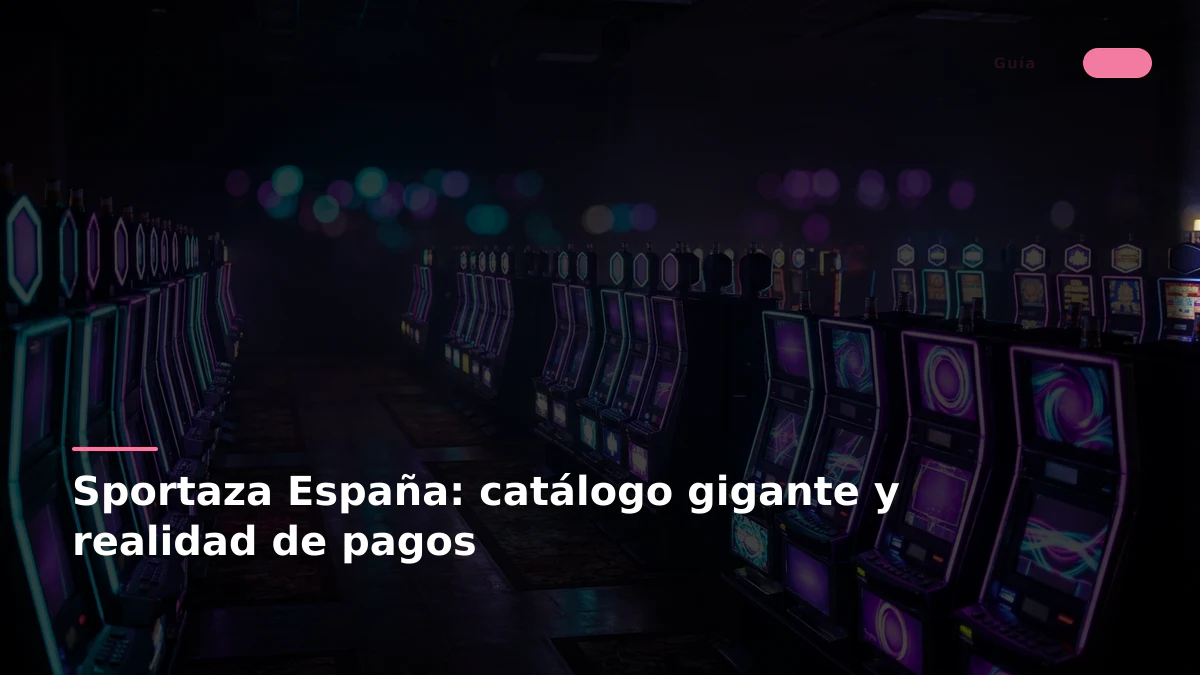Sportaza España: catálogo gigante y realidad de pagos