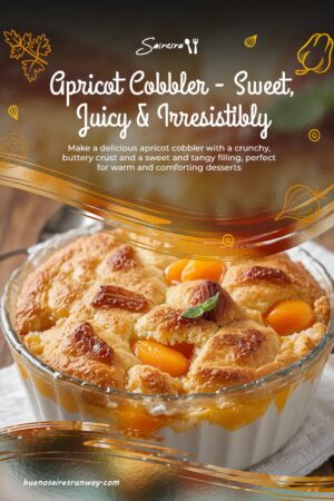 Apricot Cobbler - Sweet, Juicy & Irresistibly Comforting