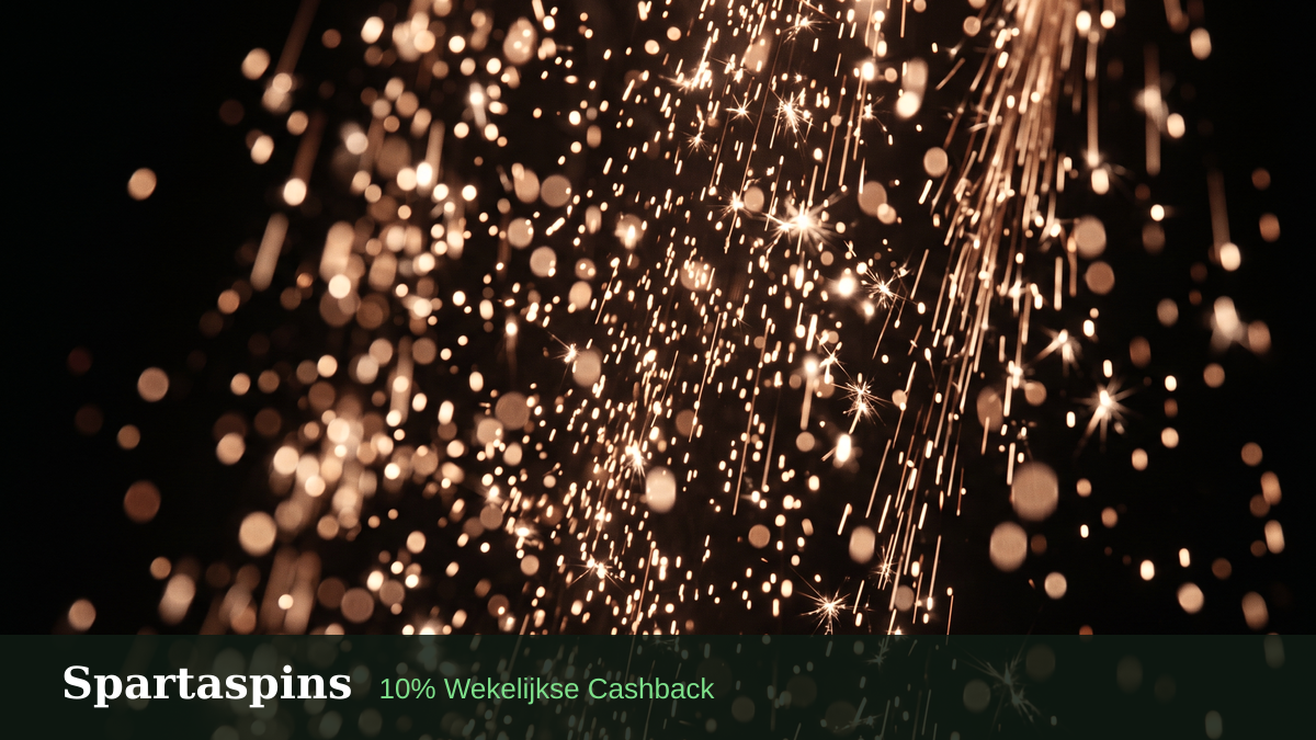 Spartaspins casino � welkomstbonus 10% Wekelijkse Cashback, betalingen: Visa, Mastercard, Skrill, iDEAL, Apple Pay