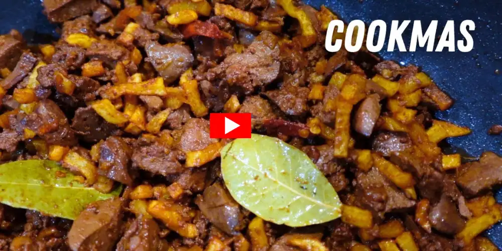 Pittige Surinaamse KIPPENLEVER SAMBAL met aardappel & ketjap - Vleeskopenbijdeboer.nl
