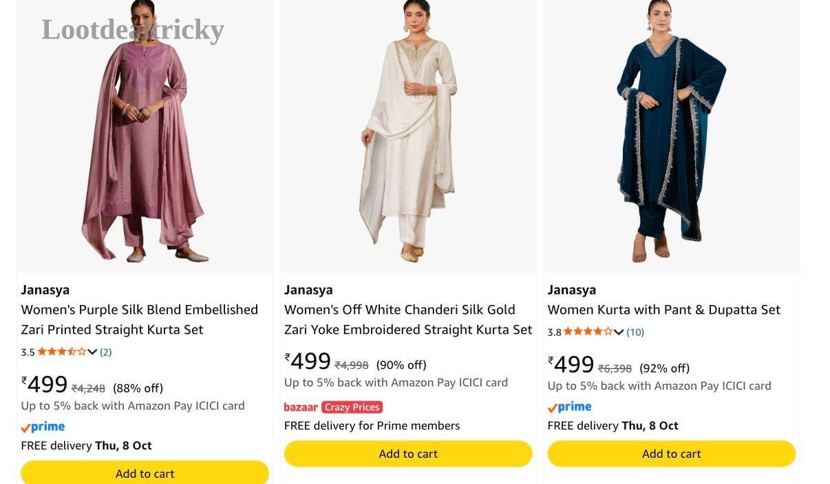 Janasya Women Kurta | Best Deal Janasya Women Kurta | Best Deal