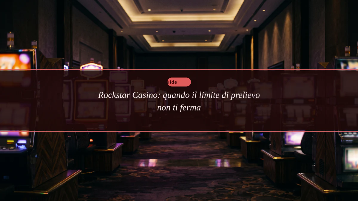 Rockstar Casino: quando il limite di prelievo non ti ferma