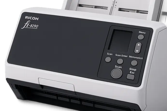 Ricoh Fujitsu fi-8290 — panel kawalan