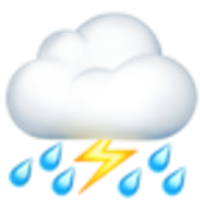 cloud-with-lightning-and-rain-26c8-fe0f
