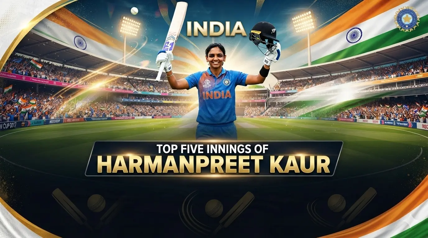 Top five innings of Harmanpreet Kaur in all formats